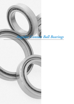 Angular Contact Ball Bearings