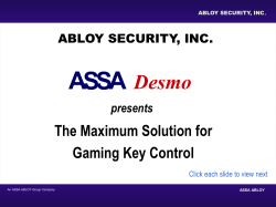 ASSA Desmo RC Launch.pps