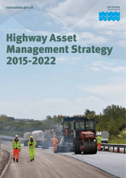 Highway Asset Management Strategy 2015-2022