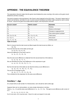 APPENDIX THE EQUIVALENCE THEOREM