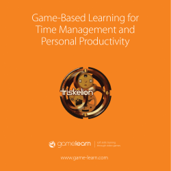 Game-Based Learning for Time Management and