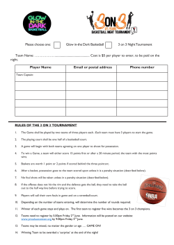 Please choose one: Glow in-the Dark Basketball 3 on 3 Night