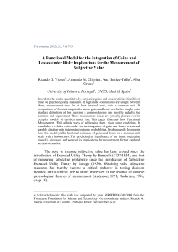 A Functional Model for the Integration of Gains and Losses under Risk