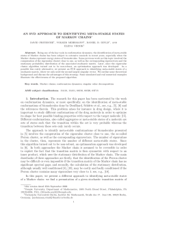 AN SVD APPROACH TO IDENTIFYING META