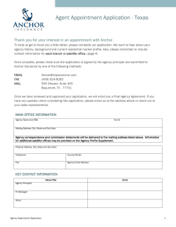 Agent Appointment Application