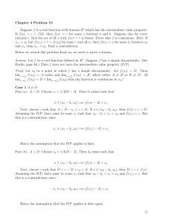 Chapter 4 Problem 19 Suppose f is a real function