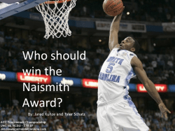 Selecting the Naismith Award Winner