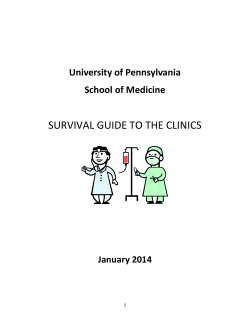 Progress (SOAP) - Perelman School of Medicine at the University of