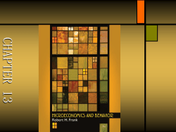 13-5 Dominant Strategy Dominant strategy