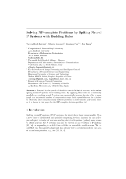 Solving NP-complete Problems by Spiking Neural P Systems with