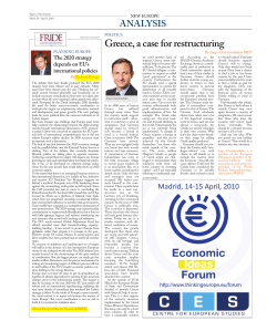 The 2020 strategy depends on EU`s international policies