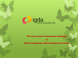 IGDA Game Education SIG