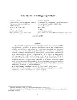 The filtered martingale problem