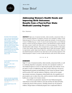 Addressing Women`s Health Needs and Improving Birth Outcomes
