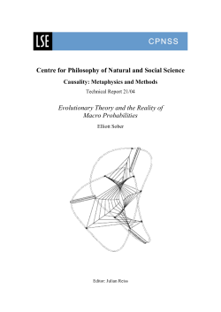 Centre for Philosophy of Natural and Social Science