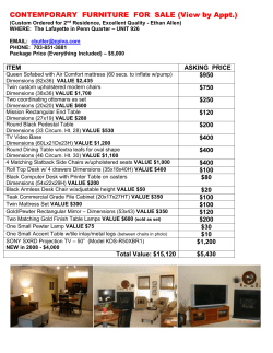 CONTEMPORARY FURNITURE FOR SALE