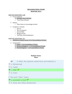 5. The Qur`an acknowledges prophets from Judaism and