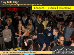 Play MIle High Demographics