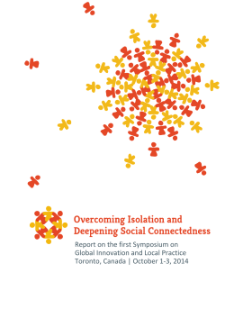 Overcoming Isolation and Deepening Social Connectedness