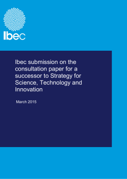 Ibec - Department of Jobs, Enterprise and Innovation