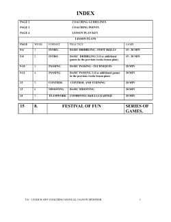 8 week practice plan U6-U8
