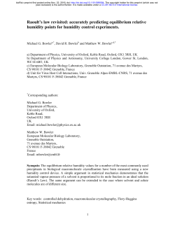Raoult`s law revisited: accurately predicting equilibrium