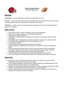 Flag Football Rules