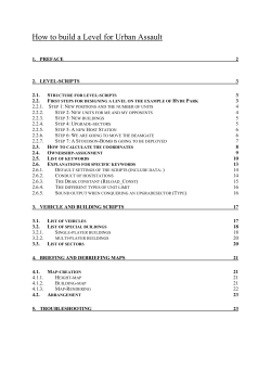 How to build a level for Urban Assault