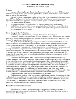 The Communist Manifesto