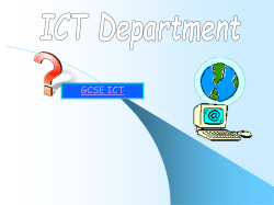 Knowledge of ICT Components Data and information Digital