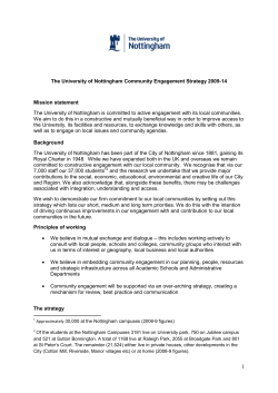 Community Engagement Strategy