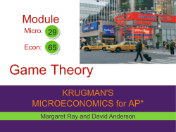 Module The Study of Economics