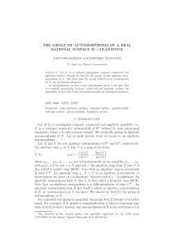 THE GROUP OF AUTOMORPHISMS OF A REAL RATIONAL