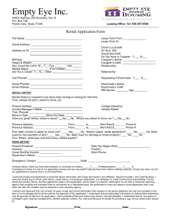 Empty Eye Inc. - Empty Eye | Prairie View Student Housing