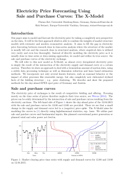 Electricity Price Forecasting Using Sale and Purchase Curves: The
