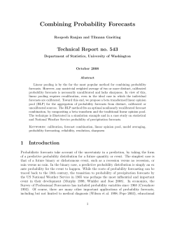 Combining Probability Forecasts