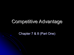 Competitive Advantage