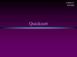 qsort