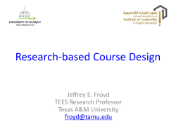 Course Learning Outcomes