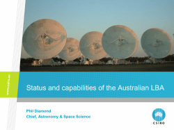 PI Affiliation ATCA Parkes Mopra