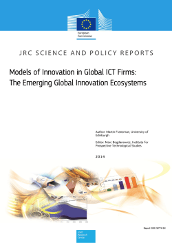 Models of Innovation in Global ICT Firms