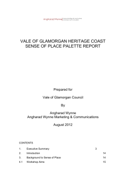 Heritage Coast Sense of Place Palette