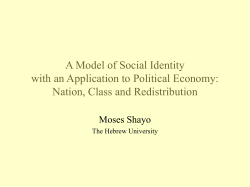 A Model of Social Identity with an Application to Political Economy