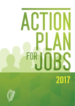 Action Plan for Jobs 2017 - Department of Jobs, Enterprise and