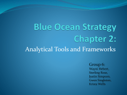 Blue Ocean Strategy Chapter 2: