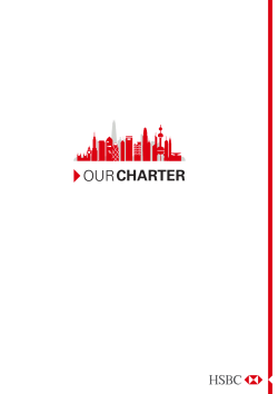 Our Charter - HSBC Group