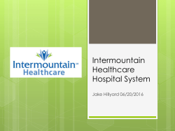 Intermountain Healthcare Hospital System