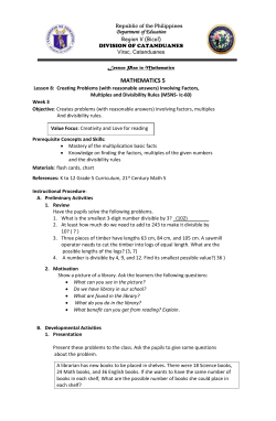 Lesson 8 - deped catanduanes