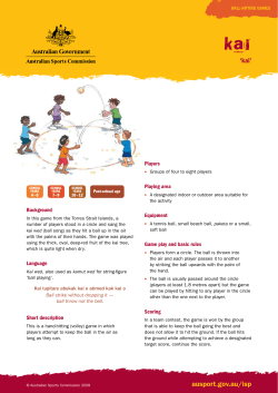 Kai - Australian Sports Commission