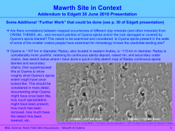 Mawrth MSL Candidate Field Site in Context